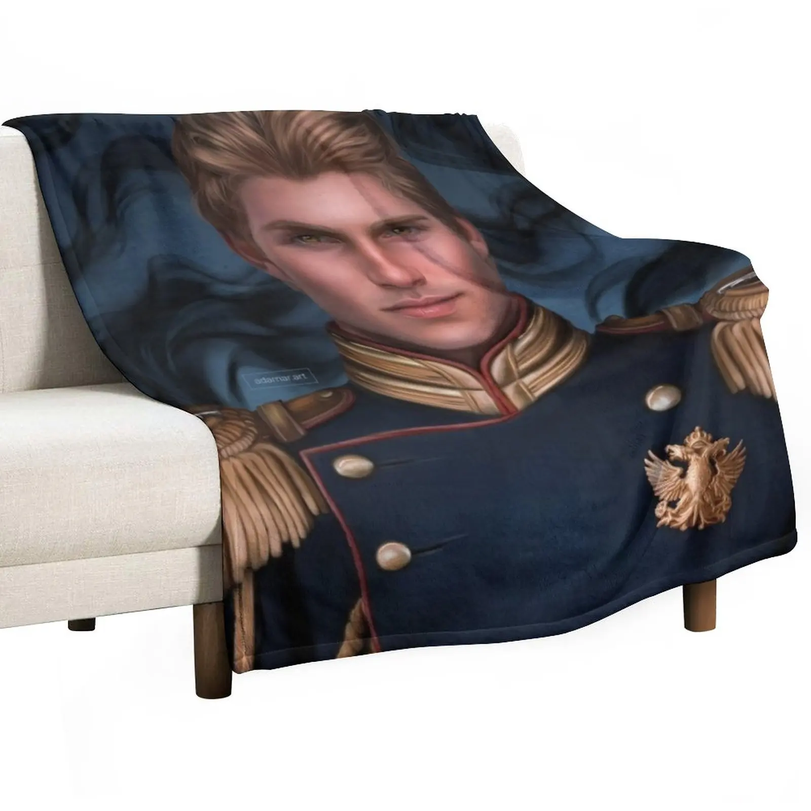 

Nikolai Lantsov Throw Blanket Soft Plaid Bed Fashionable Personalized Gift Blankets