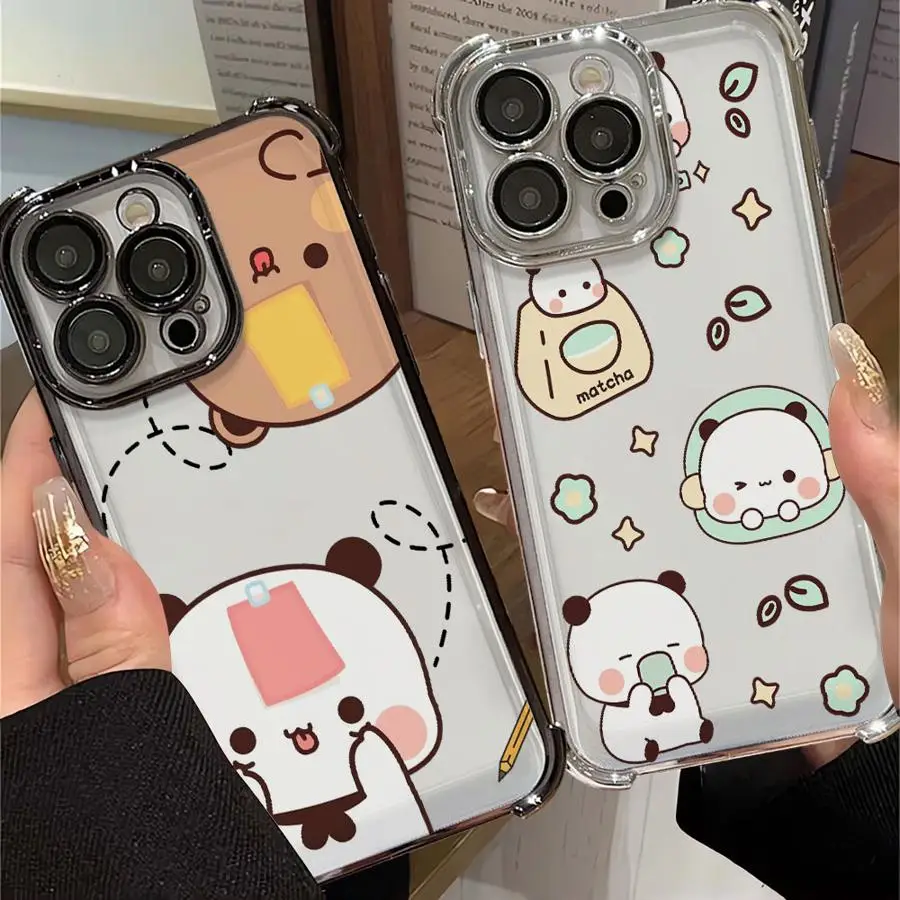Cartoon Cute Bubu Yier Case for iPhone 11 13 16 Pro Max 12 15 Plus 14 Phone Cover