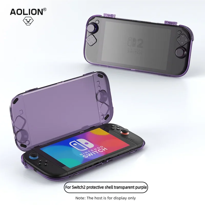 Für Switch 2 Transparente Hartschale Klare Schutzhülle für Switch 2 Scratch & Shock Protection Cover für Joy-con 2 Zubehör