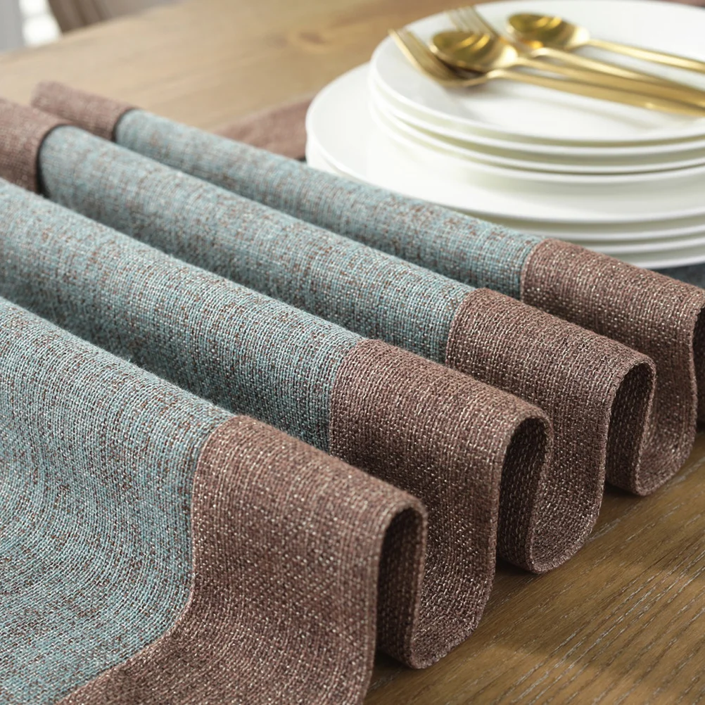 

Cotton Tassel Table Runner Blue Size 1 Household Cloth Romantic Design Warm Atmosphere Party Decoration Reusable