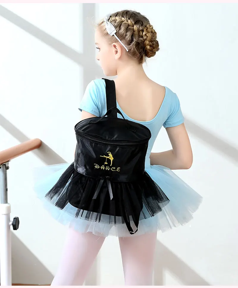 Vermelho preto rosa ballet saco para a menina bailarina dança saco para crianças dança mochila meninas ballet sacos de escola backpa