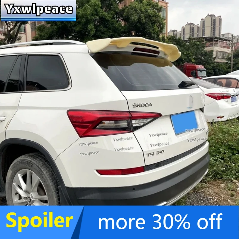 

For Skoda Kodiaq Roof Spoiler 2016 17 18 19 20 21 2022 ABS Plastic Universal Hatchback SUV Rear Trunk Wing Body Kit Accessories