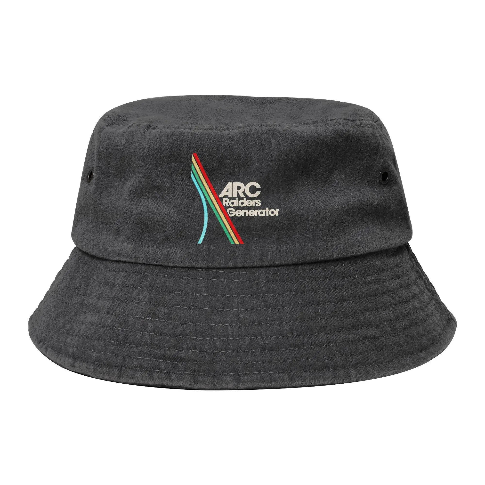 Arc Raiders Bucket Hat for Men Women Summer Video Game Distressed Denim Field Hat UV Protection for Outdoor Fisherman Hats