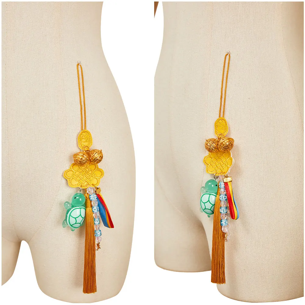 Zoey Borsttas Kwastje Hanger Volwassen/Kinderen Schoudertas Crossbody Tassen Demonen Jagers Fantasia Cosplay Kostuum Accessoires