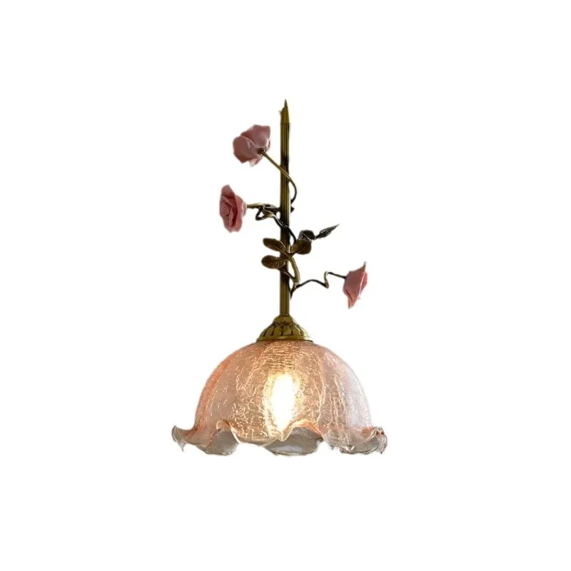 

All copper, French, bedside, chandelier, ambience, roses, flowers, creativity, personality, vintage