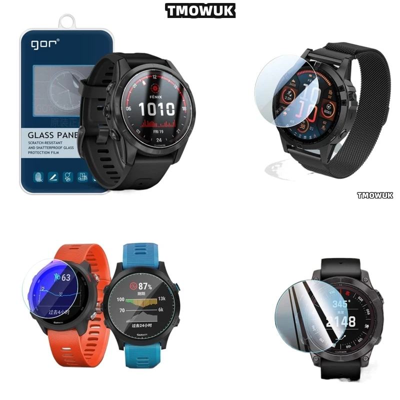 

Tempered Glass Screen Protector For Garmin Fenix 7 7S 7X Pro - 9H HD Clear Anti-Scratch Durable