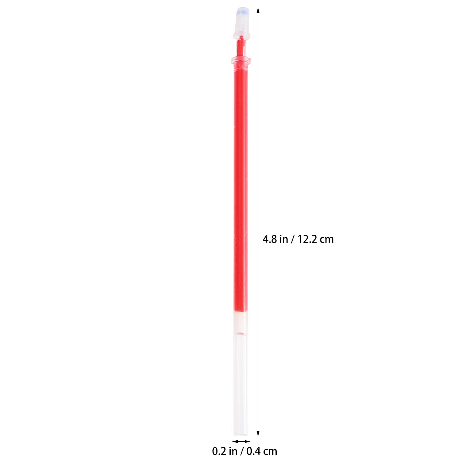 

100pcs Gel Pen Refills 0.5mm Extra Colorful Ink Needles Red Ballpoint Pens refill ink refills for pens smooth