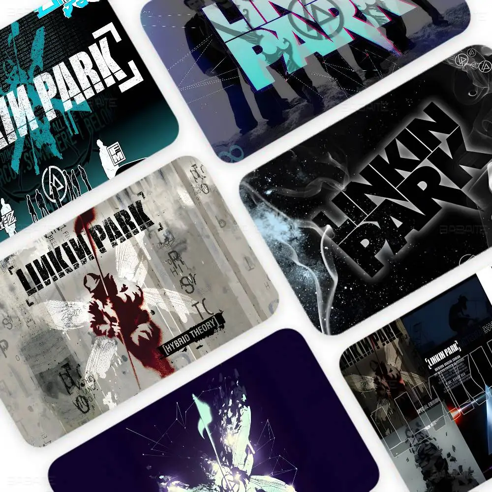 L-Linkin Hot Band Park Game Anime Sticker Film Skin Cover Case for Small Large No Chip Debit Credit Card Front Side