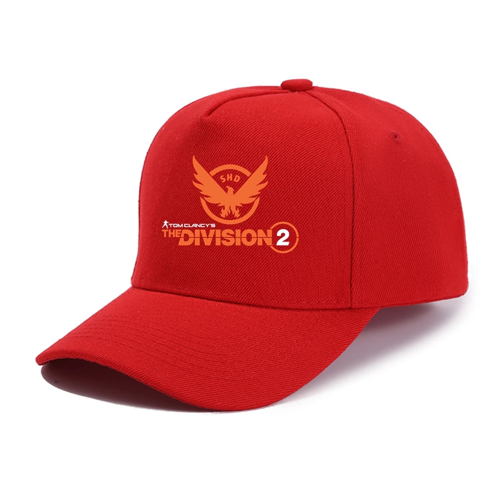 The Division 2 Baseball Cap Tom Clancy\'s SHD PS4 PC Game XBOX  Hip Hop Hats Snapback Caps Casual Travel Outdoor Sun Hats