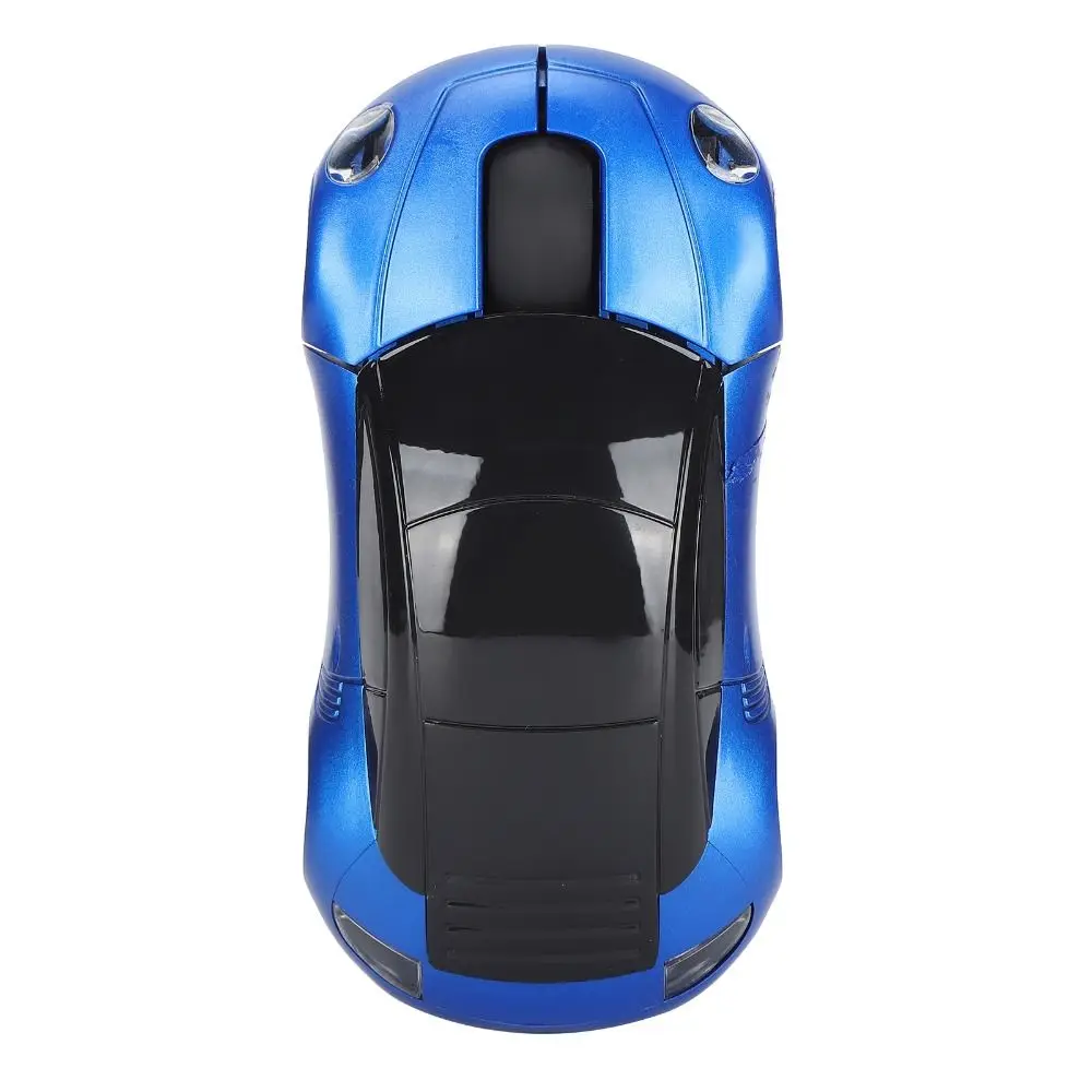 

Забавная мышь в форме автомобиля 2.4G с LED-подсветкой (синяя/красная/розовая/черная), портативная оптическая мышь для ноутбука, для дома
