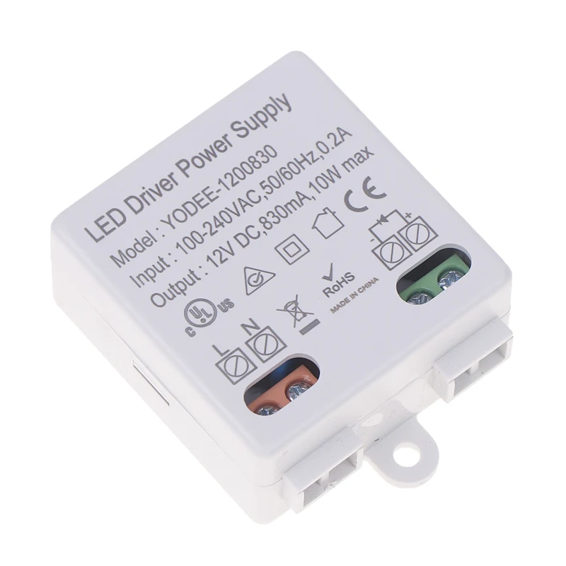 LED Driver Power Supply Drive Power Supply For 12V LED Lights Stripes DC12V 10W LED Power Supply