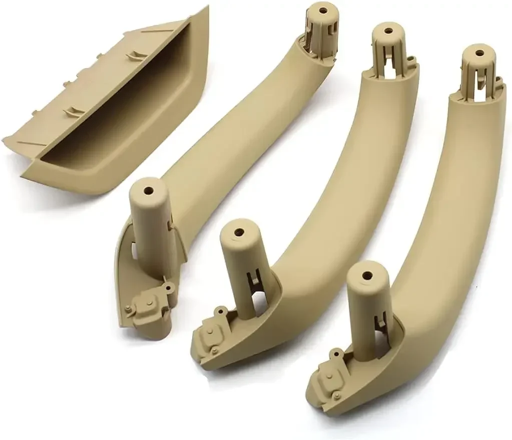 LHD RHD Beige Fiber Interior Door Handle Replacement Kit Suitable For BMW X3 X4 F25 F26 2010-2017