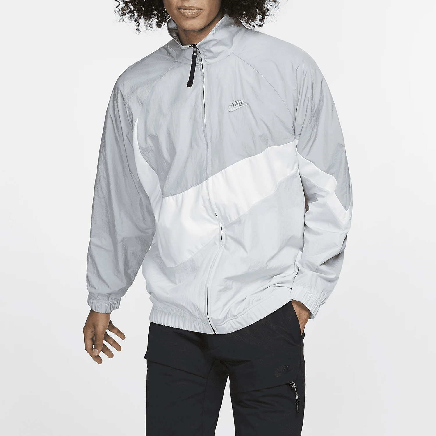 

Оригинальная мужская куртка Nike для спорта и отдыха, весенне-осенняя, с большим застежкой-крючком, артикул AR3133-012