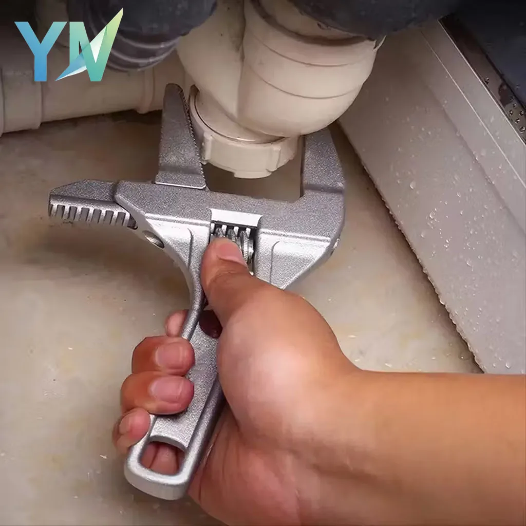 1-10 قطعة مفتاح الحمام متعدد الوظائف مقبض قصير أداة السباكة لتركيب حوض الصنبور وفتحة كبيرة #1