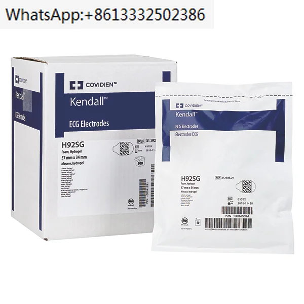 Disposable ECG Electrodes Kendall electrodes with Hydrogel H92SG 31192521 57 x 34 mm