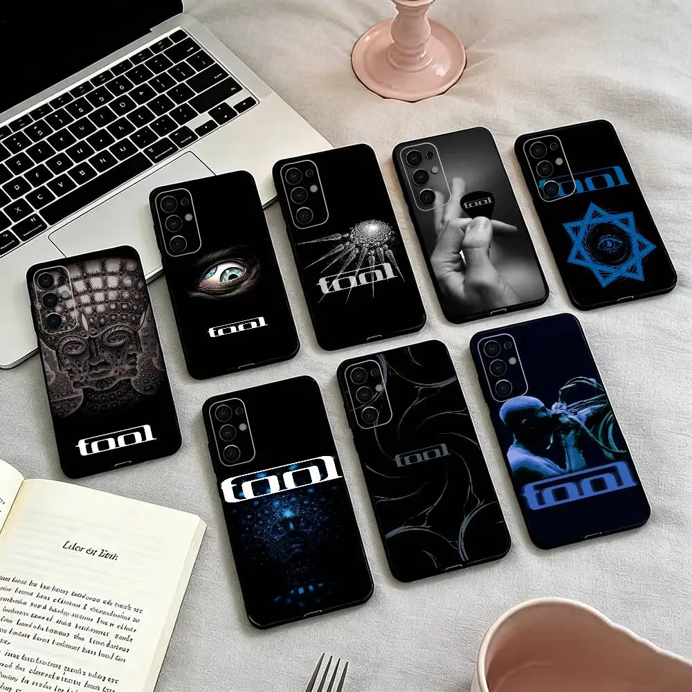 Music T-Tool Band Rock Phone Case For Samsung S25,S24,S21,S22,S23,S30,Ultra,S20,Plus,Fe,Lite,Note,10,Black Cover