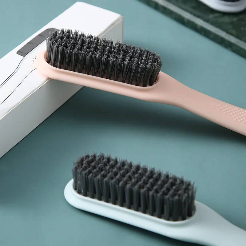 Brosse à illant à Manche Long pour Vêtements et Chaussures, 1 Pièce, Accessoire de Nettoyage, avec Accents Doux, Ergonomique