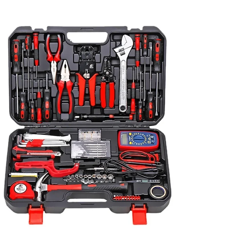 Electronic and electrical tool set, telecommunications maintenance multimeter tester, daily household toolbox