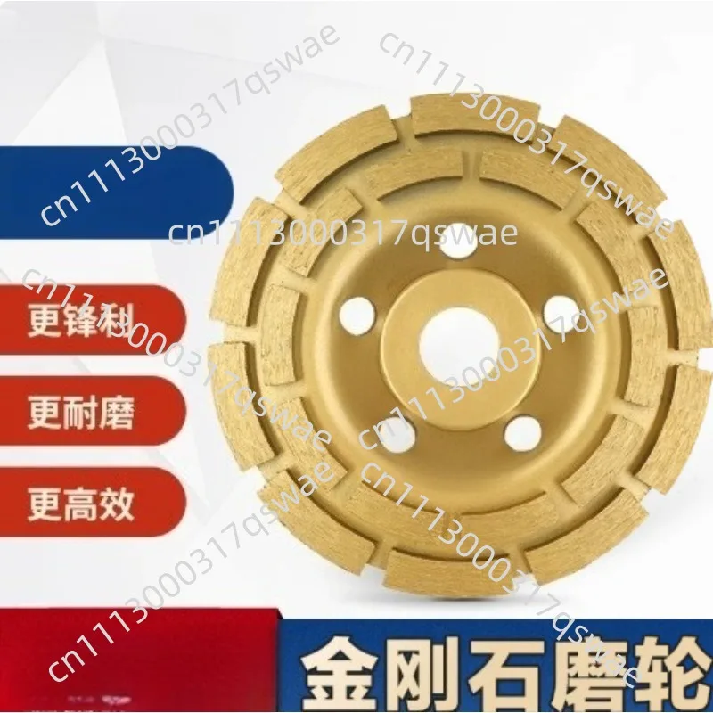 230MM Concrete Diamond Double Row Grinding Wheel Marble Granite Angle Grinder Tool 9 Inch Sanding Disc Aperture 20MM/22.23MM