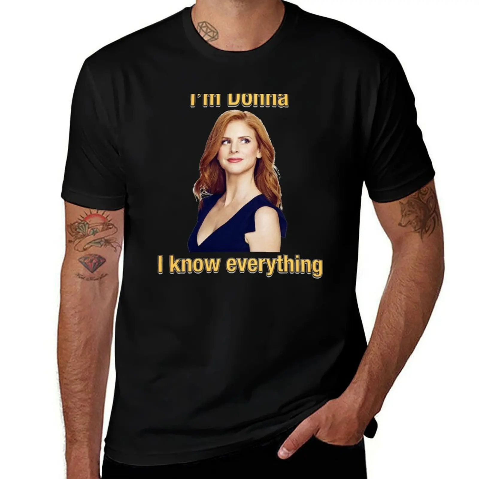 Je suis Donna. I know Everything / Donna Poulsen / SUITS T-Shirt T-shirt de sport léger à séchage rapide