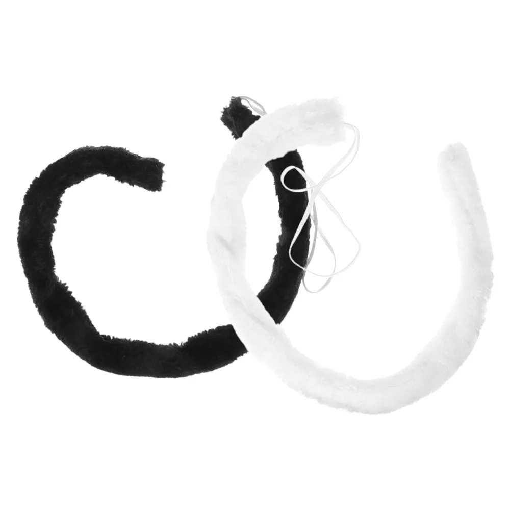 

2 PCS Animal Tail Role-playing Costume Accessories Make up Prop Theme Party Child