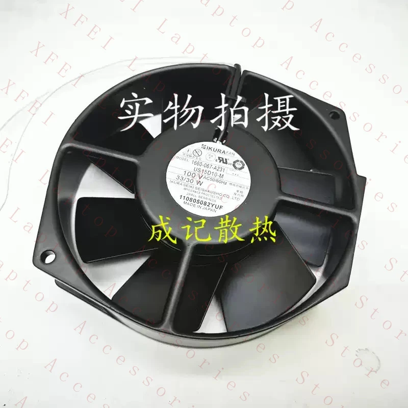 

D FOR IKURA 1660-067 US15D10-M AC100V 33/30W 15038 High-Temperature Fan