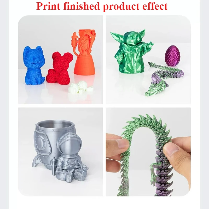 لوازم الطباعة ثلاثية الأبعاد PLA + 1 كجم 1.75 مم ضوء غير لامع متوافق مع 99% من الطابعات ثلاثية الأبعاد يمكن الطباعة بمادة PLA عالية السرعة