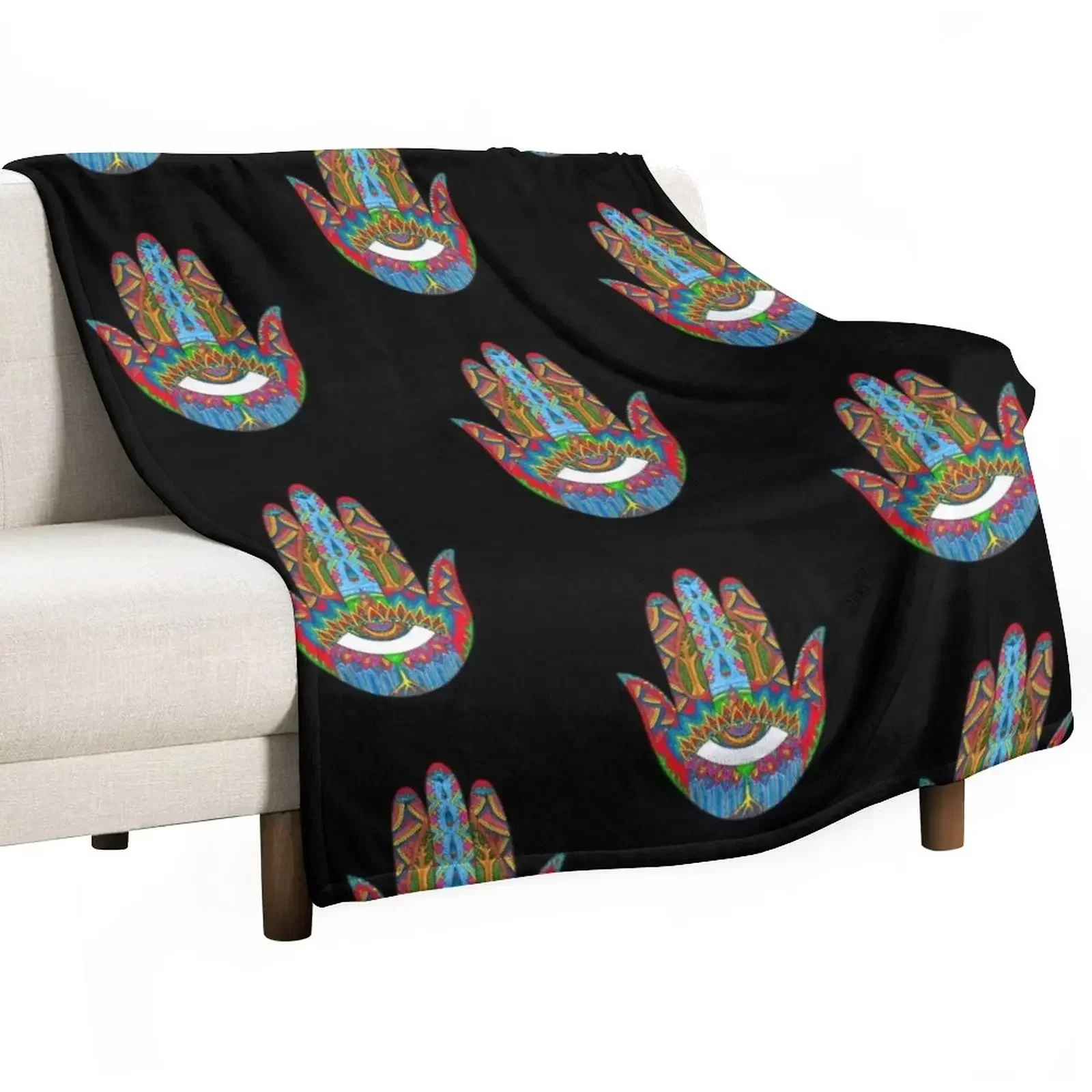 

Manifest Mudra Throw Blanket Luxury Luxury Designer Blankets For Sofas Blankets