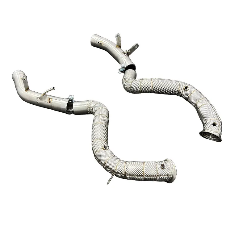 

Выхлопные трубы OEM Free Flow Downpipes из нержавеющей стали без катализатора для E63 W213 4.0T 2016-2023