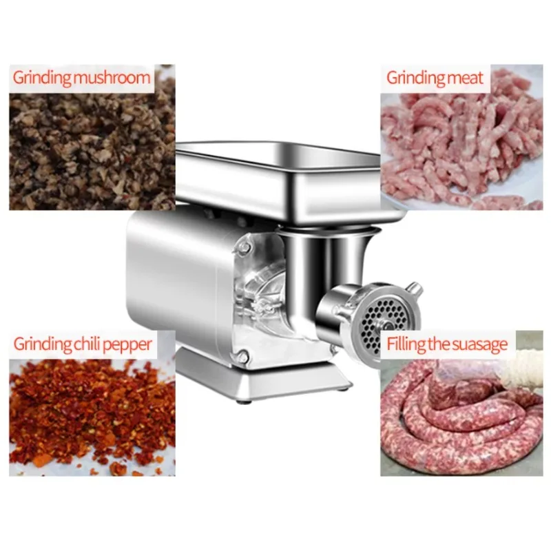 Hot SellingButchery Supplier Chopper Machine Food Processor with Meat Grinder Minced Meat Mixer Mixing Machine