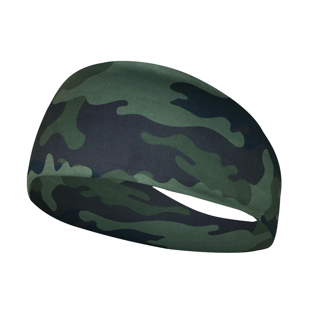 Boys Girls Headbands Kids Sports Sweatbands Camo Elastic Athletic Wicking Hairbands Football Soccer Workout Running Headwrap