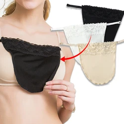 Women's Cover Up Chest Bra Floral Leaves Lace Mock Camisole Bra Insert Cleavage Cover Overlay Panel Vest Wrapped Chest Bandeau