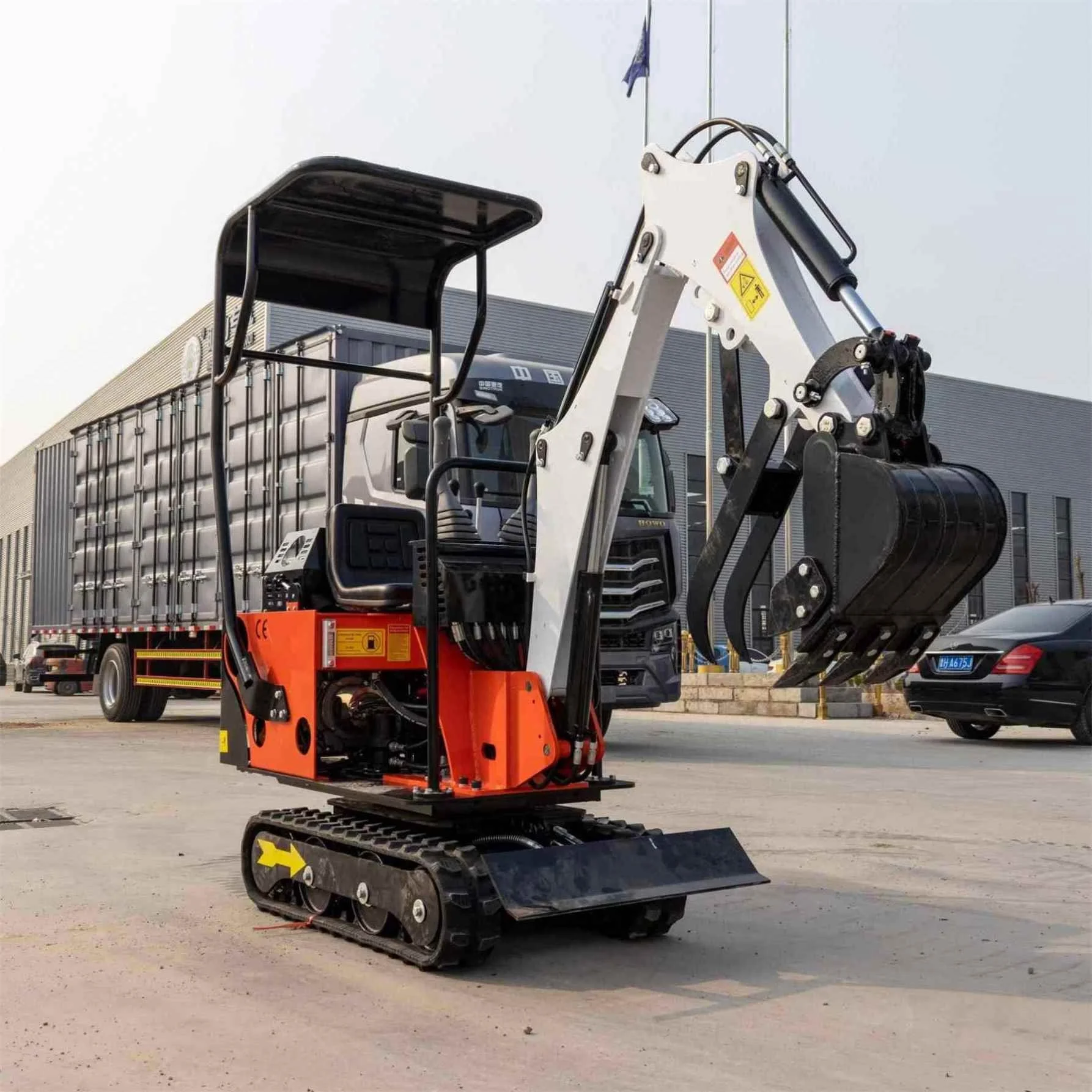 Mini Excavator Smallest Crawler Micro Bagger Digger 0.8T 0.8Ton 800Kg 08T Factory Supply