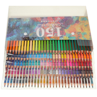 Professional Oil Color Pencils Set 48/72/120/150/180 Colors Students Painting Sketching Color Pencil Set School Art Supplies