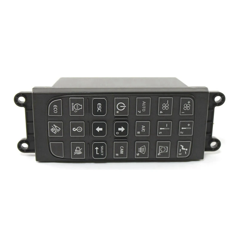 

1 Piece Car Air Conditioning Control Panel VOE14594714 14594714 ABS For Volov Excavator EC480D EC380D EC300D EC250D