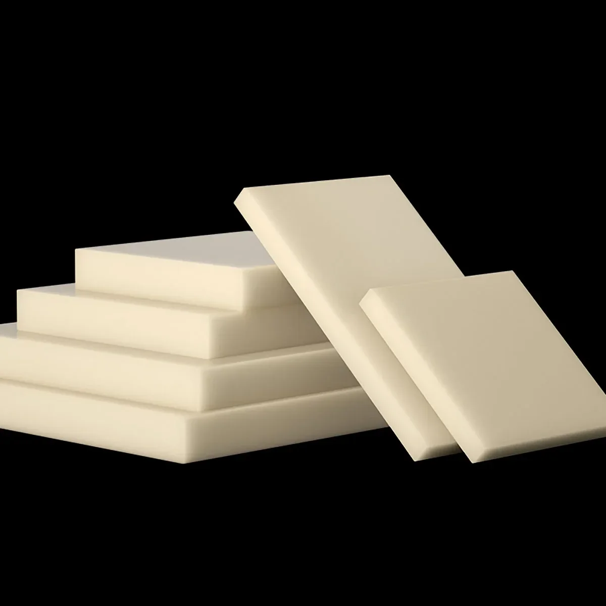 1Pcs 1-20mm ABS Plastic Plates Sheet CNC Engeering Materials Beige 100x100 100x200 200x200 200x300 250x250 300x300 300x400mm