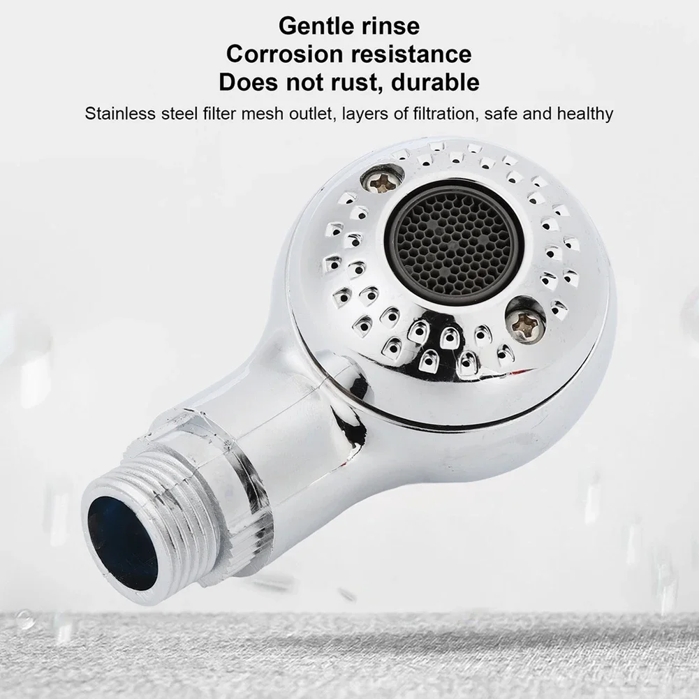 Barber Salon Shower Nozzle Sprinkler Hair Washing Clean Hairdressing Shower Head ABS Chrome Water Saving Shower Head For Bath