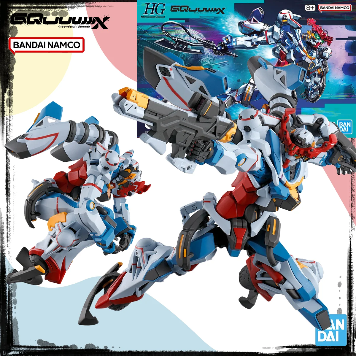 

Bandai натуральная оригинальная модель GQUUUUUUX GUNDAM, комплект в наличии, аниме-фигурка GQUUUUX gms-Ω, сборная модель, игрушки для мальчиков, подарки