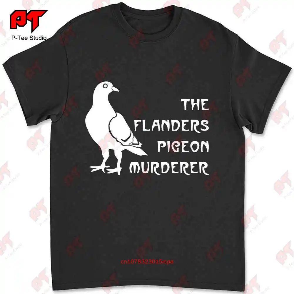 The Flanders Pigeon Murderer. Blackadder Speckled Jim T-shirt BUA2