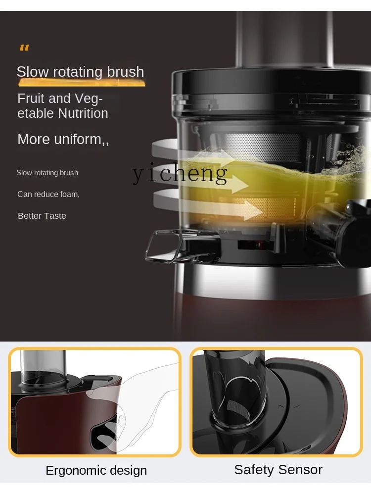 Extrator de Suco Original cc28Juicer para Uso Doméstico com Separação de Resíduos