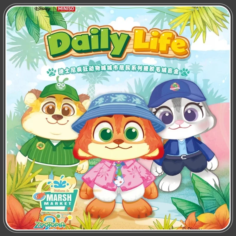 

НОВЫЙ подлинный Zootopia 2, серия City Residents City Life, виниловая слепая коробка, брелок, модная игрушка, коллекционный подарок, модный подарок