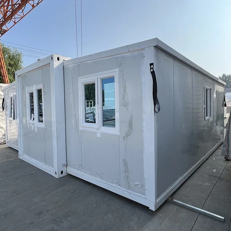 Precio de fábrica 20 pies 40 pies casa contenedor plegable prefabricada estructura de acero extensible pequeña casa Modular paquete plano casa móvil