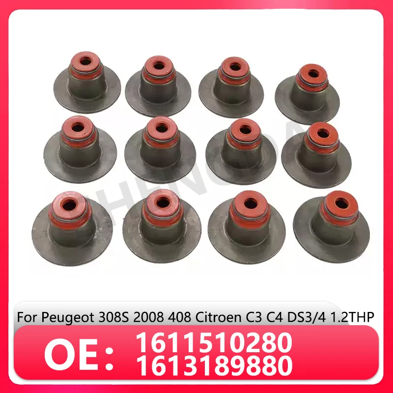 

1611510280 1613189880 Для Peugeot301 308S 2008 308 3008 408 Citroen C3 C4 DS3/4 Сальник клапана 1.2THP Сальник штока клапана двигателя