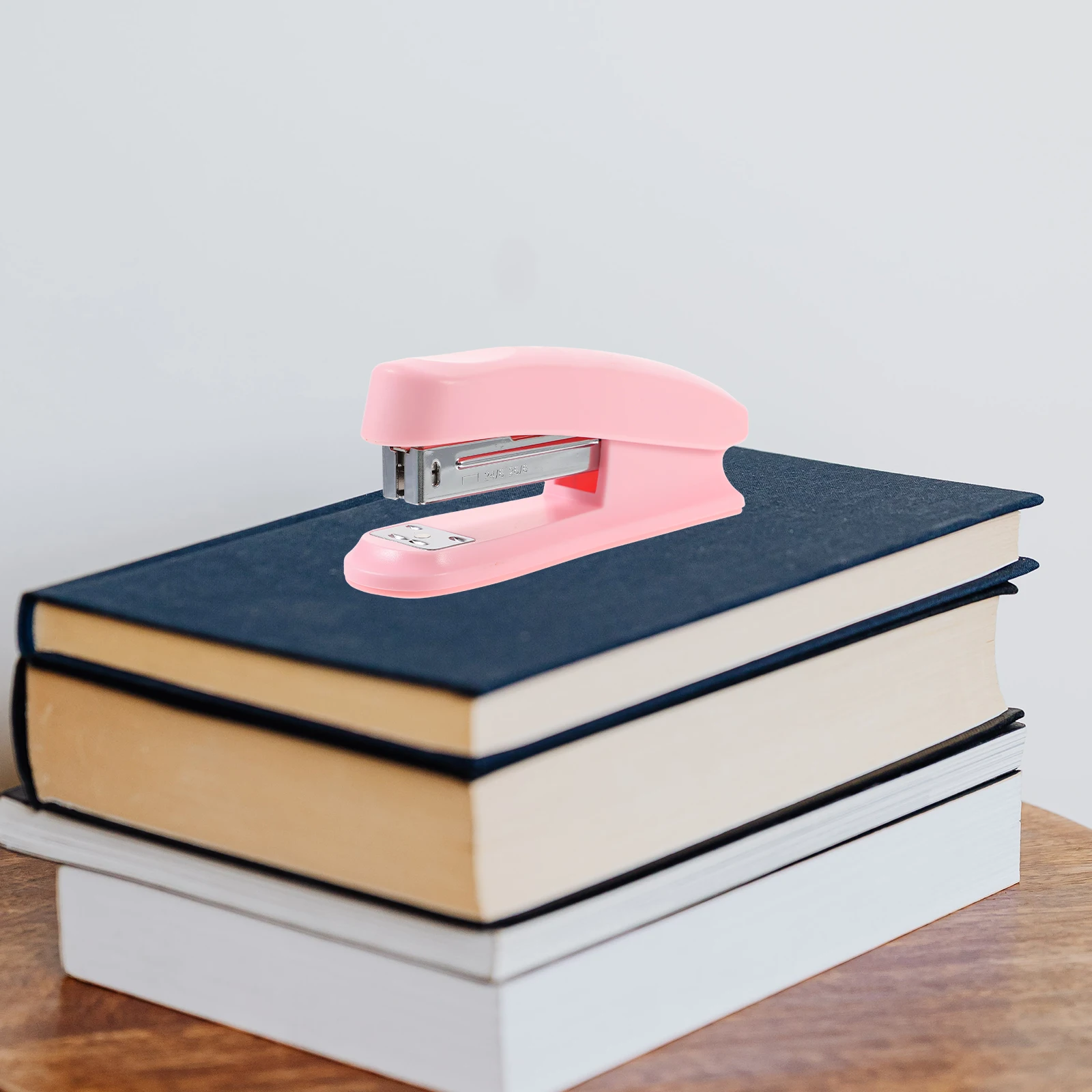 Mini Cute Desktop Stapler Modern Office Stationery with Clip Tiny Small Compact