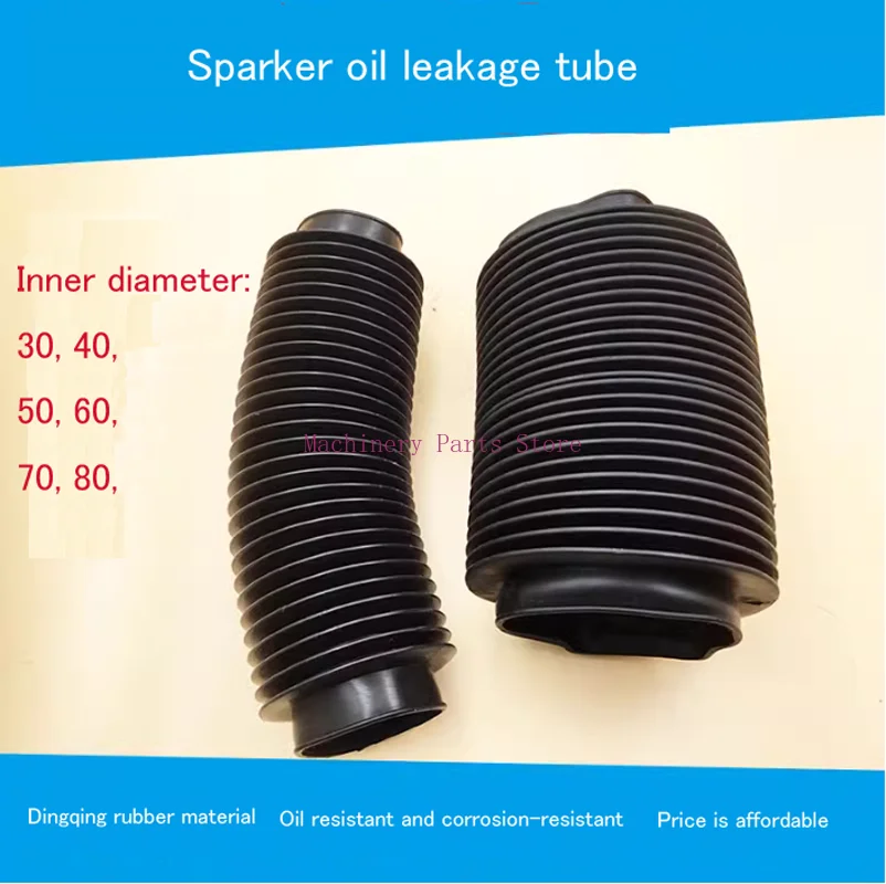 1pc Rubber Corrugated Sleeve Flexible Moulded Bellows Rubber Nitrile Oil Resistant Dust Cover Tubes and Hose BEST
