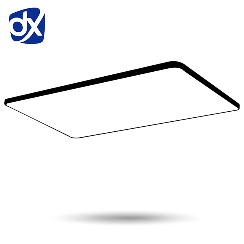 DX Modern Led Ceiling Lights Luminaire For Living Room Hall Minimalist Style Dimmable Lamp Ultra-Thin Square Warm White Lustre