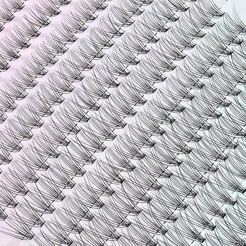 280/160/60/48 قطعة الحرارة المستعبدين العنقودية جلدة ماكياج الفردية العنقودية رموش تطعيم وهمية الرموش الصناعية شحن مجاني الساخن