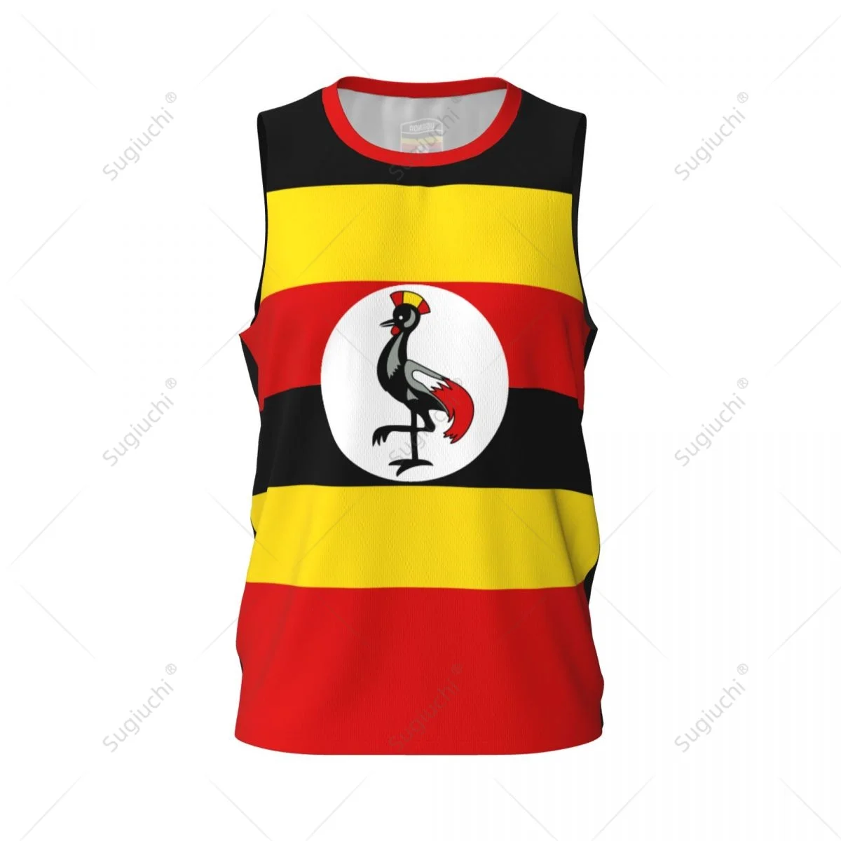 Uganda Flag Men Basketball Sports Fitness Multifunction Sleeveless tshirt Exclusive