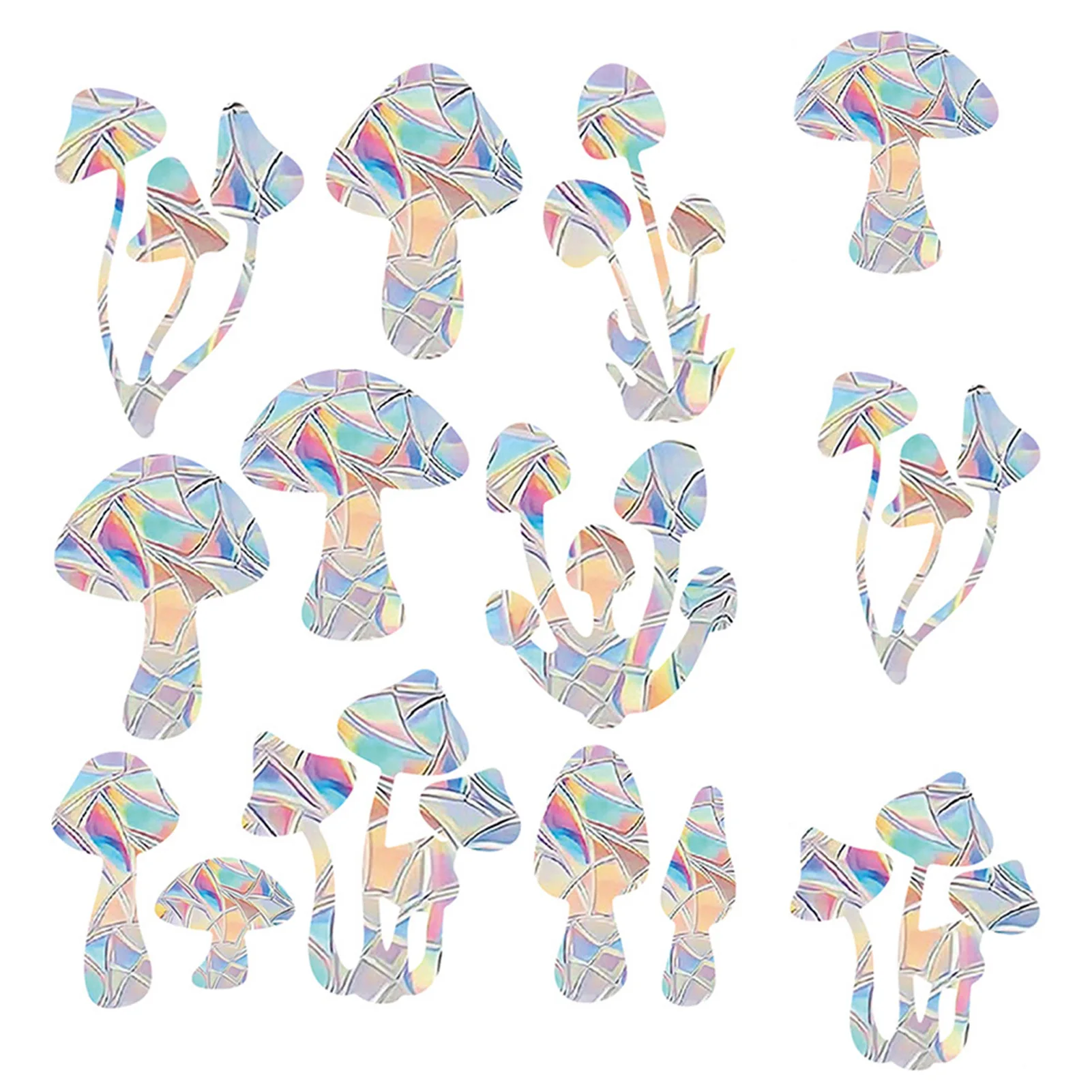 Prism Window Decals Heart-shaped Window Stickers Gift for Friend Housewarming