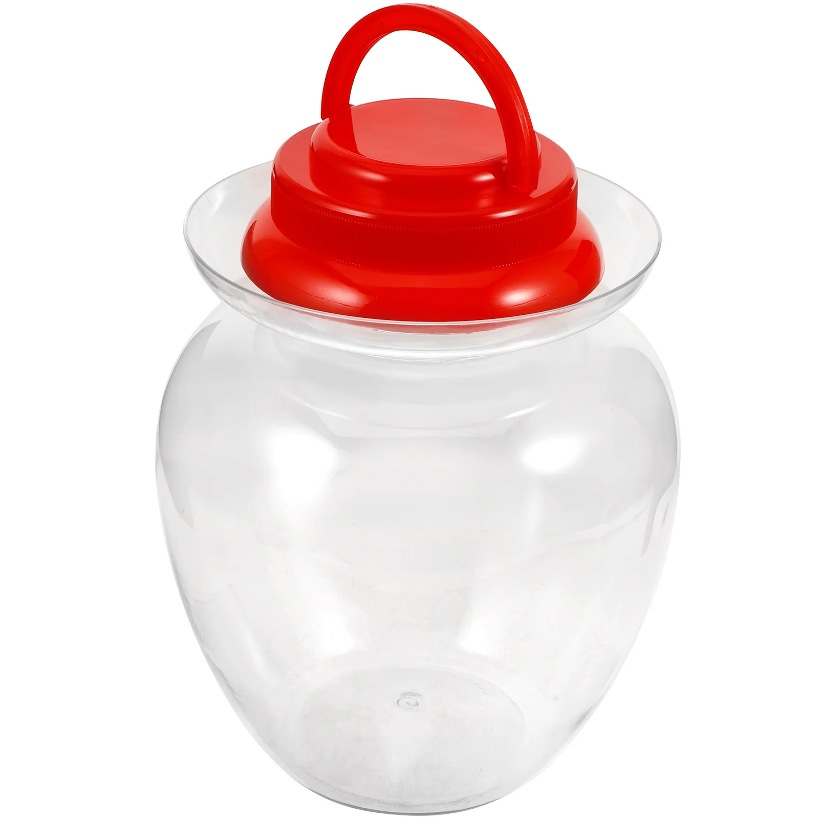 

Plastic Fermenting Jar 2 5L Large Capacity Airtight Pickle Container Vegetable Storage Kimchi Jar Kitchen Use Clear